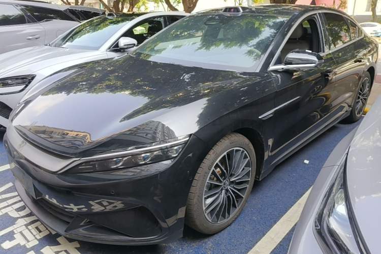 Used BYD Han 2025 DM-i 125KM LiDAR-Powered Intelligent Driving Model Guazi used car, China used car export, Used car for sale, Used BYD cars, Cheapest cars for sale