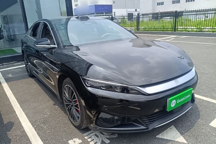 Used BYD Han 2025 EV Intelligent Driving Edition 701KM LiDAR Deluxe Model Front Right 45 Deg