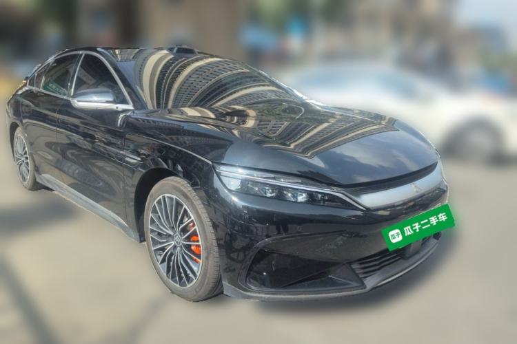 Used BYD Han 2025 EV Intelligent Driving Edition 701KM LiDAR Deluxe Model Front Right 45 Deg