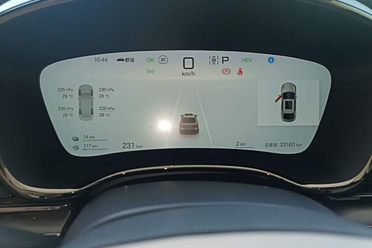 Used BYD Han 2025 DM-i 125KM Prestige Model Instrument Cluster
