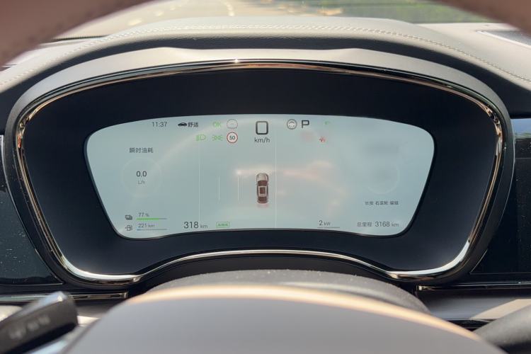 Used BYD Han 2025 DM-i Intelligent Driving Edition 125KM LiDAR Flagship Model Instrument Cluster
