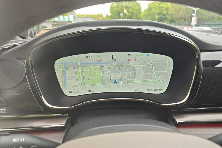 Used BYD Han 2025 EV Intelligent Driving Edition 701KM LiDAR Flagship Model Instrument Cluster