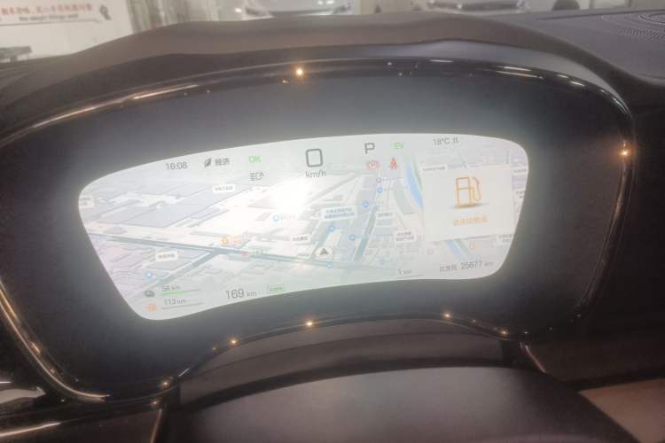 Used BYD Han 2025 DM-i Smart Drive 125KM Elite Model Instrument Cluster