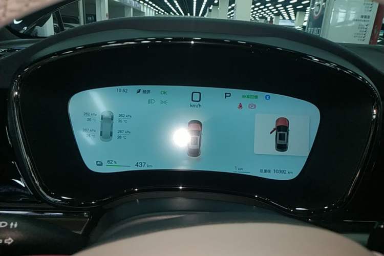 Used BYD Han 2025 EV with 701 km of Laser Radar-Enabled Intelligent Driving Instrument Cluster