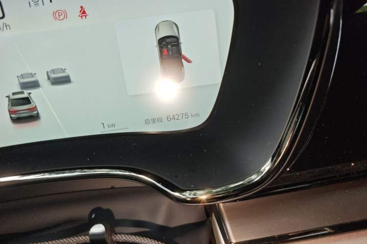 Used BYD Han 2025 EV Intelligent Driving Edition 605KM Prestige Model Odometer Close Up