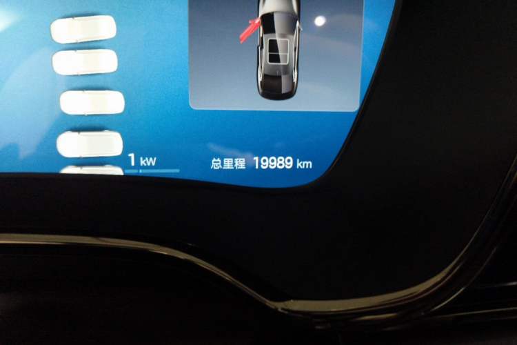 Used BYD Han 2025 EV Intelligent Driving Edition 605KM Prestige Model Odometer Close Up