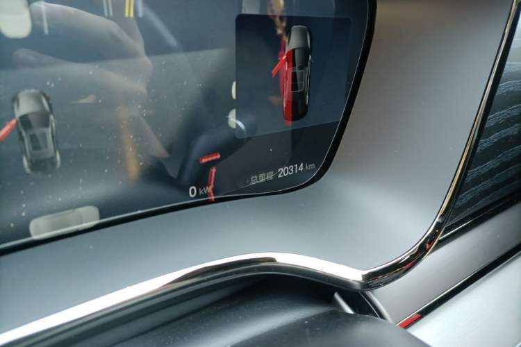 Used BYD Han 2025 DM-i Intelligent Driving Edition 125KM Prestige Model Odometer Close Up