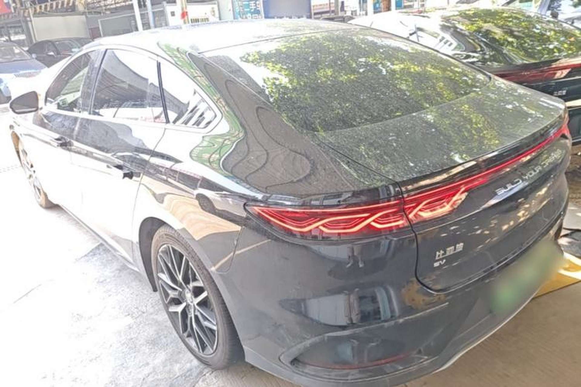 Used BYD Han 2025 EV Intelligent Driving Version 506KM Prestige Model Rear Left 45 Deg