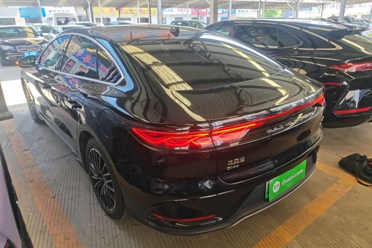 Used BYD Han 2025 DM-i Intelligent Driving Edition 125KM LiDAR Flagship Model Rear Left 45 Deg