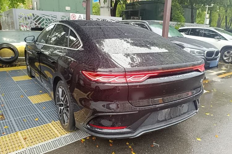 Used BYD Han 2025 EV 605KM Prestige Model Rear Left 45 Deg