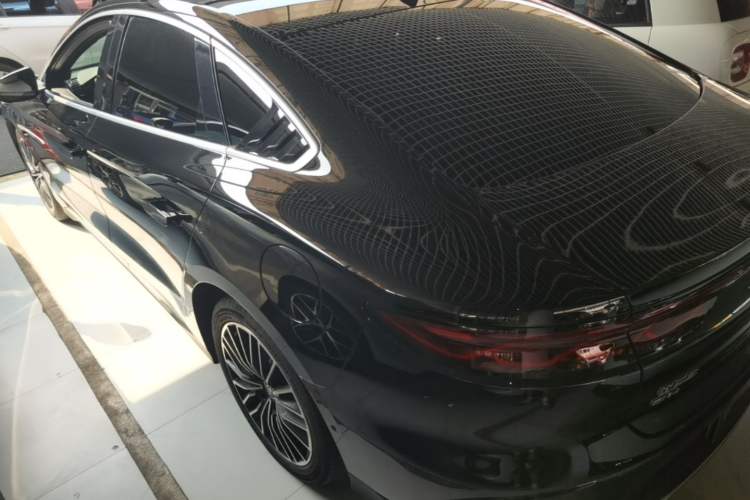Used BYD Han 2025 DM-i 125KM LiDAR-Powered Intelligent Driving Model Rear Left 45 Deg