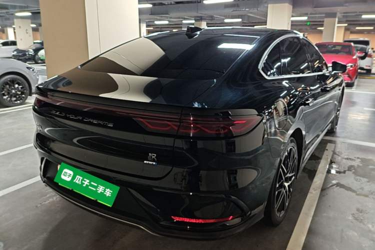 Used BYD Han 2025 EV Intelligent Driving Edition 605KM Prestige Model Rear Right 45 Deg