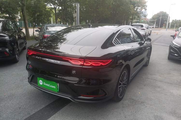 Used BYD Han 2025 EV Intelligent Driving Edition 701KM LiDAR Flagship Model Rear Right 45 Deg