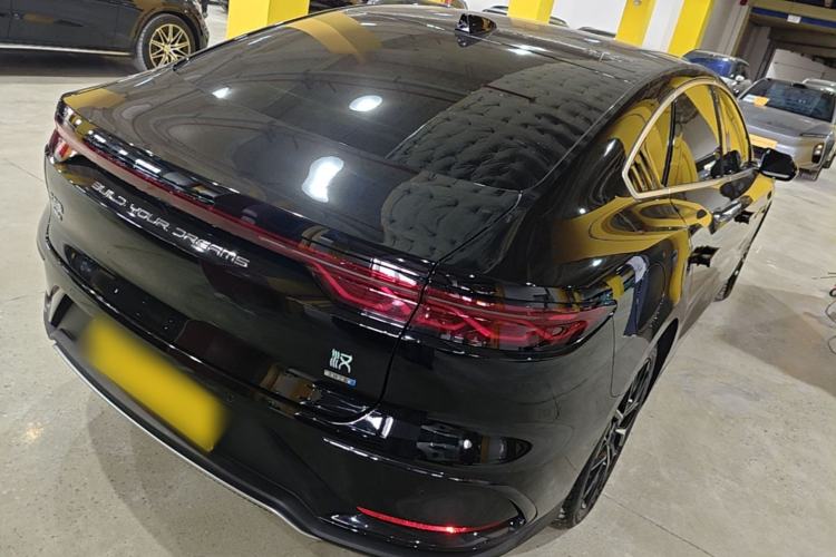 Used BYD Han 2025 DM-i Smart Drive 125KM Prestige Model Rear Right 45 Deg