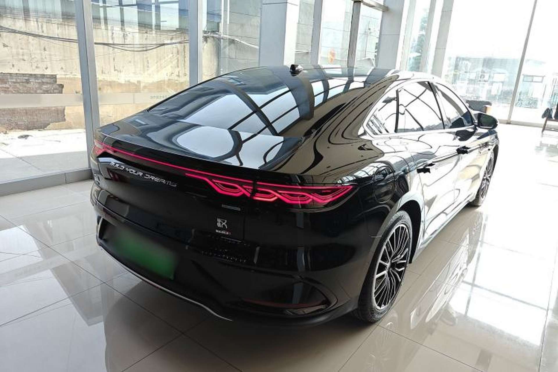 Used BYD Han 2025 DM-i Intelligent Driving Edition 125KM LiDAR Flagship Model Rear Right 45 Deg