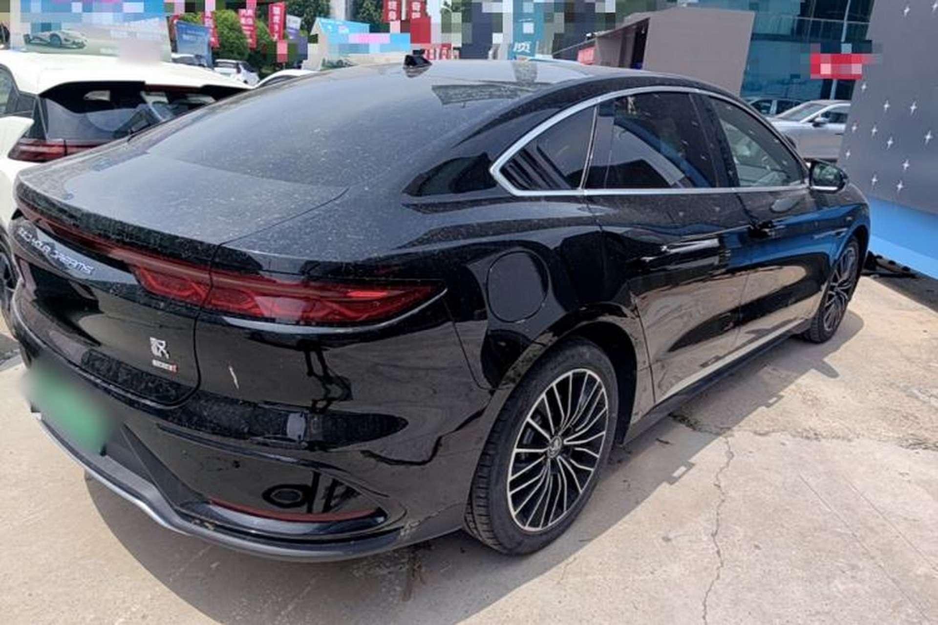 Used BYD Han 2025 DM-i Intelligent Driving Edition 125KM LiDAR Flagship Model Rear Right 45 Deg