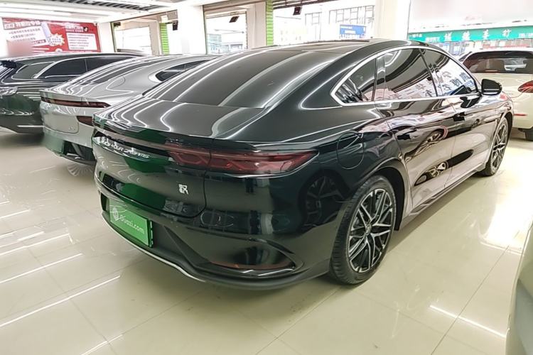 Used BYD Han 2025 EV 605KM Prestige Model Rear Right 45 Deg