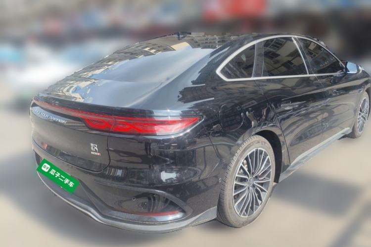 Used BYD Han 2025 EV Intelligent Driving Edition 701KM LiDAR Deluxe Model Rear Right 45 Deg