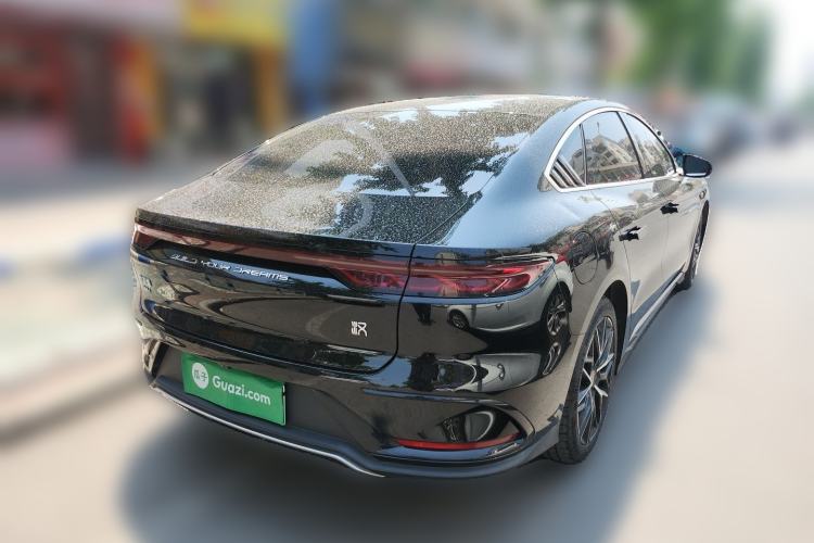 Used BYD Han 2025 DM-i Smart Drive 125KM Prestige Model Rear Right 45 Deg