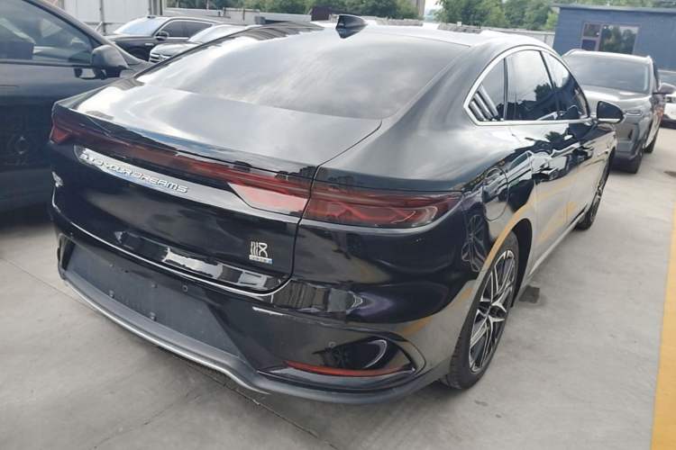 Used BYD Han 2025 EV Intelligent Driving Edition 605KM Prestige Model Rear Right 45 Deg