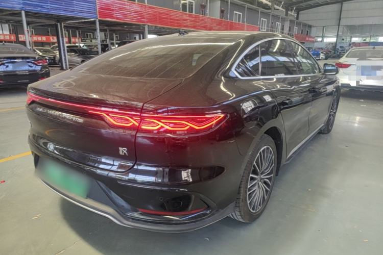 Used BYD Han 2025 DM-i Intelligent Driving Edition 125KM LiDAR Flagship Model Rear Right 45 Deg