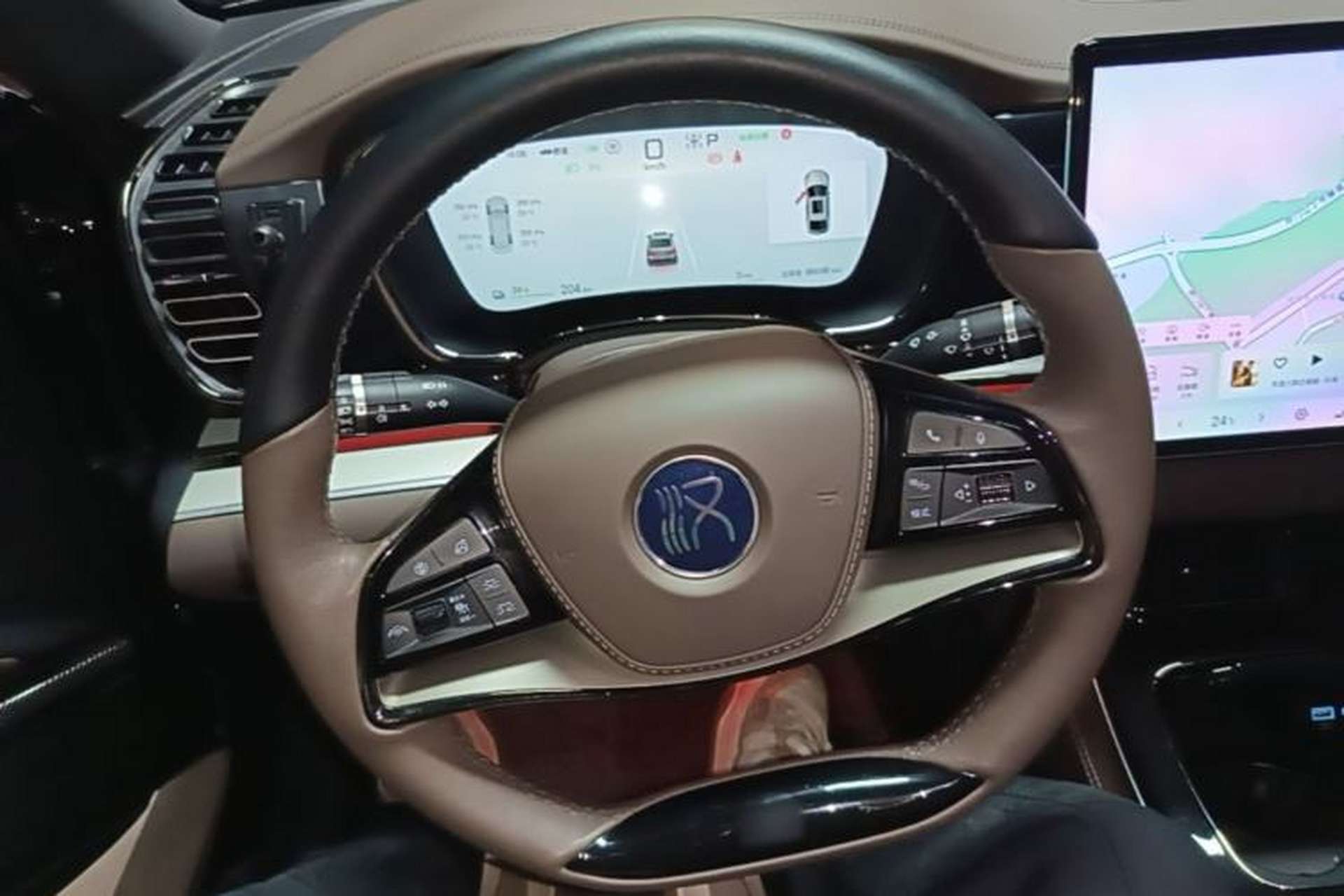 Used BYD Han 2025 EV 605KM Prestige Model Steering Wheel