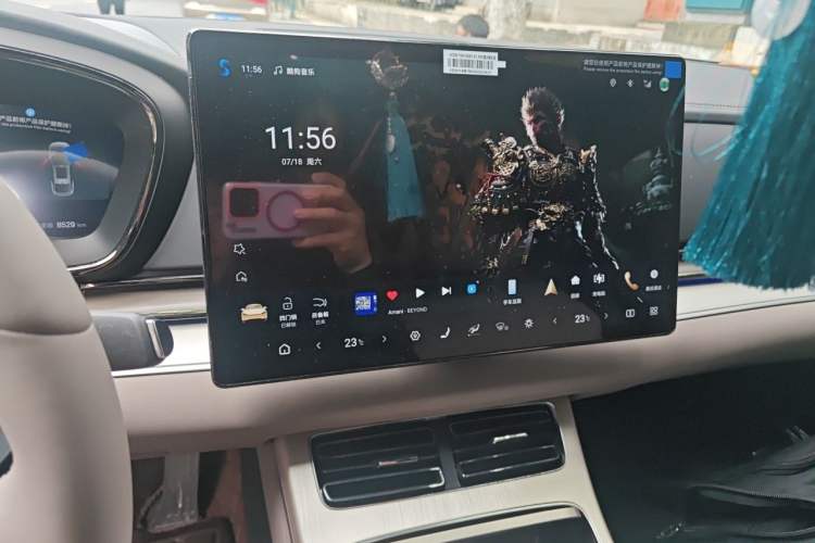 Used BYD Han 2025 DM-i Intelligent Driving Edition 245KM Prestigious Edition Audio And AC Panel