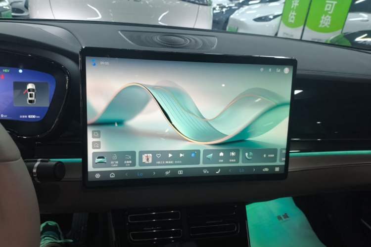 Used BYD Han 2025 DM-i Smart Drive 125KM Elite Model Audio And AC Panel