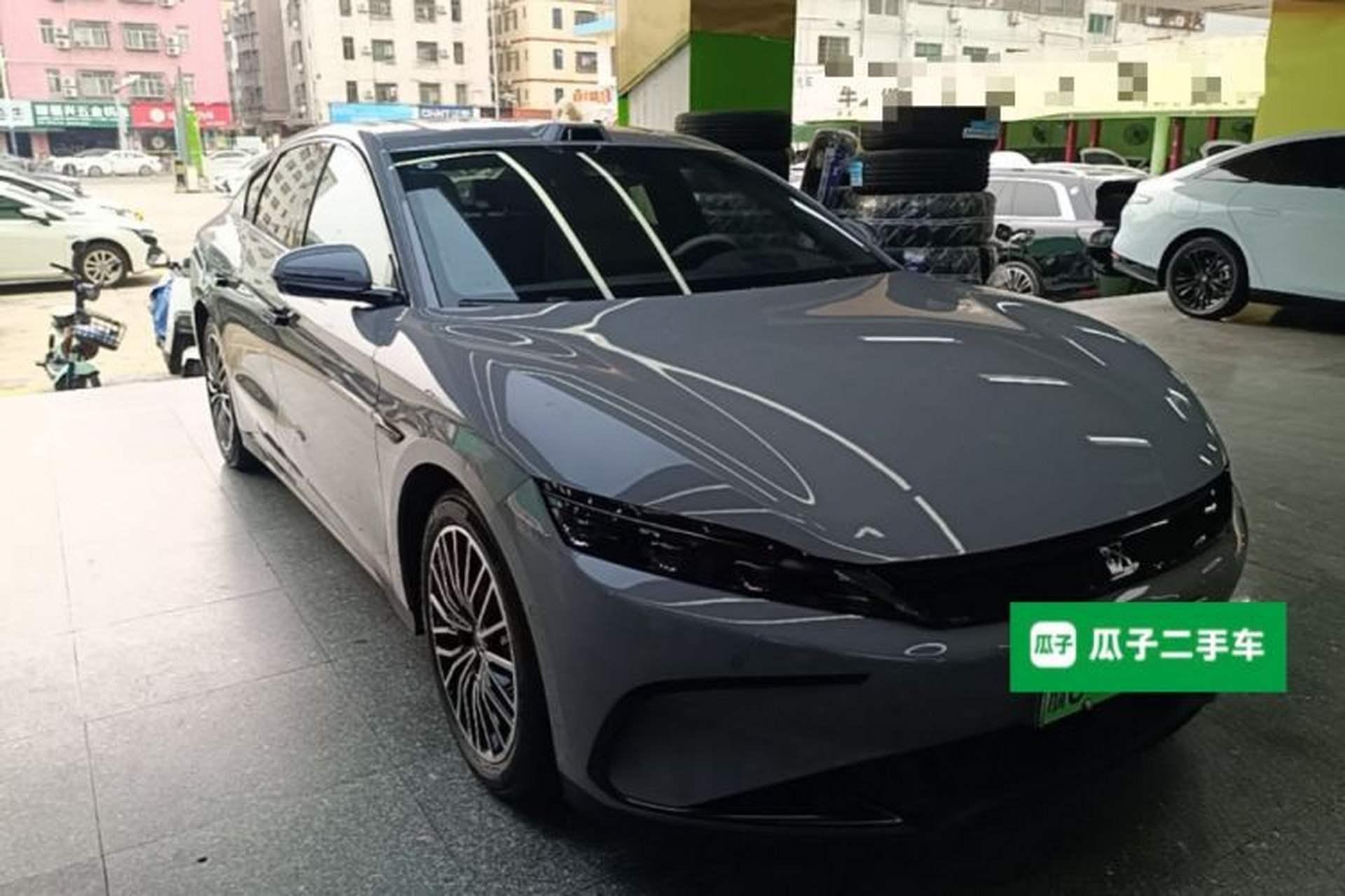 Used BYD Han 2025 EV Intelligent Driving Edition 701KM LiDAR Flagship Model Front Right 45 Deg