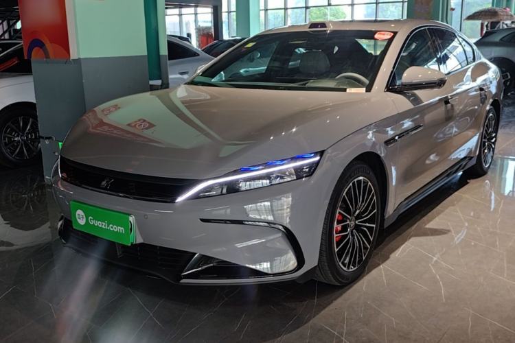 Used BYD Han 2025 EV with 701 km of Laser Radar-Enabled Intelligent Driving Guazi used car, China used car export, Used car for sale, Used BYD cars, Cheapest cars for sale, Electric vehicle, New energy car