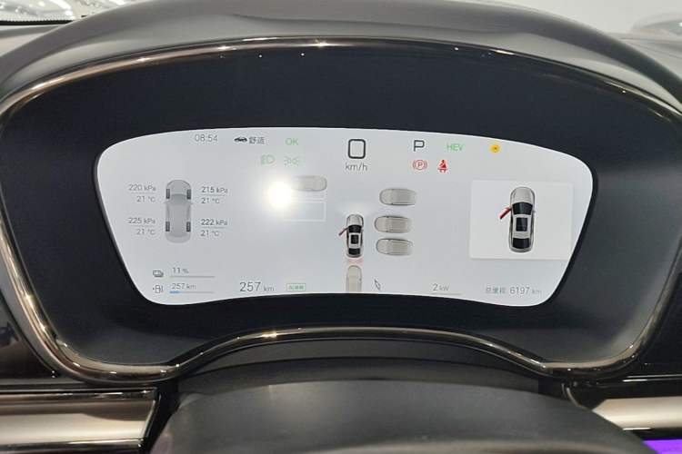 Used BYD Han 2025 DM-i Intelligent Driving Edition 125KM LiDAR Flagship Model Instrument Cluster