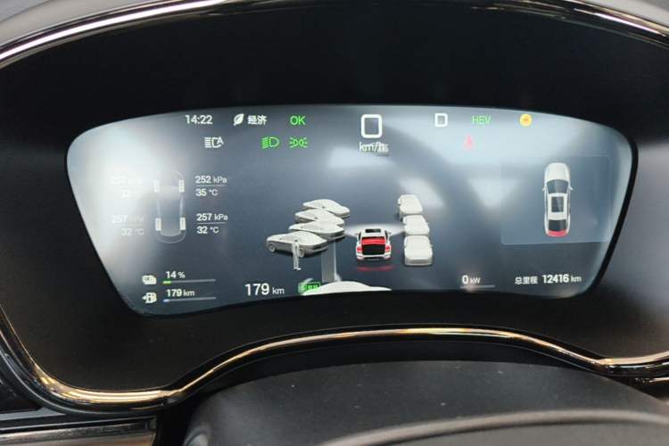 Used BYD Han 2025 DM-i 125KM LiDAR-Powered Intelligent Driving Model Instrument Cluster