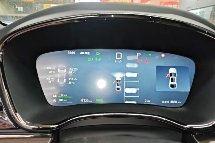 Used BYD Han 2025 DM-i Intelligent Driving Edition 125KM LiDAR Flagship Model Instrument Cluster