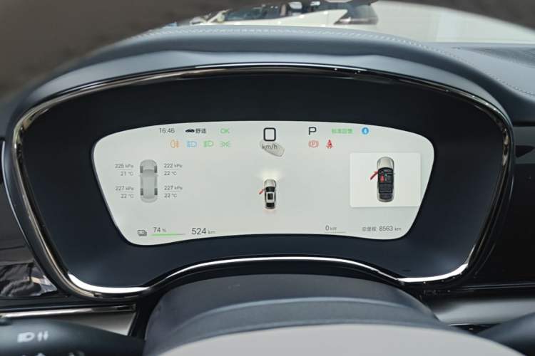 Used BYD Han 2025 EV with 701 km of Laser Radar-Enabled Intelligent Driving Instrument Cluster