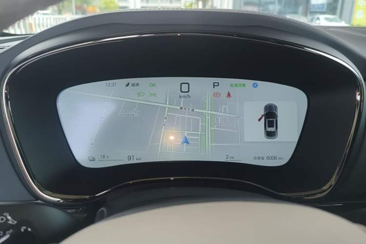 Used BYD Han 2025 Model EV Intelligent Driving Edition 635KM LiDAR Flagship Instrument Cluster