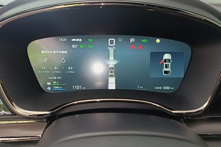 Used BYD Han 2025 DM-i Intelligent Driving Edition 125KM LiDAR Flagship Model Instrument Cluster