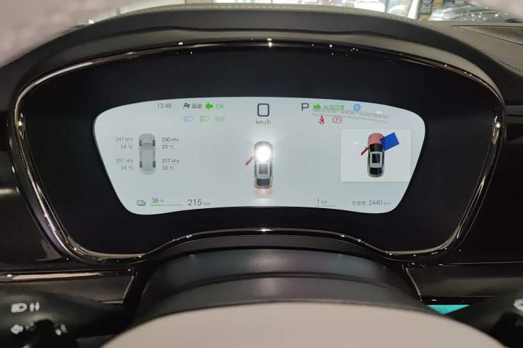 Used BYD Han 2025 EV Intelligent Driving Edition 701KM LiDAR Flagship Model Instrument Cluster