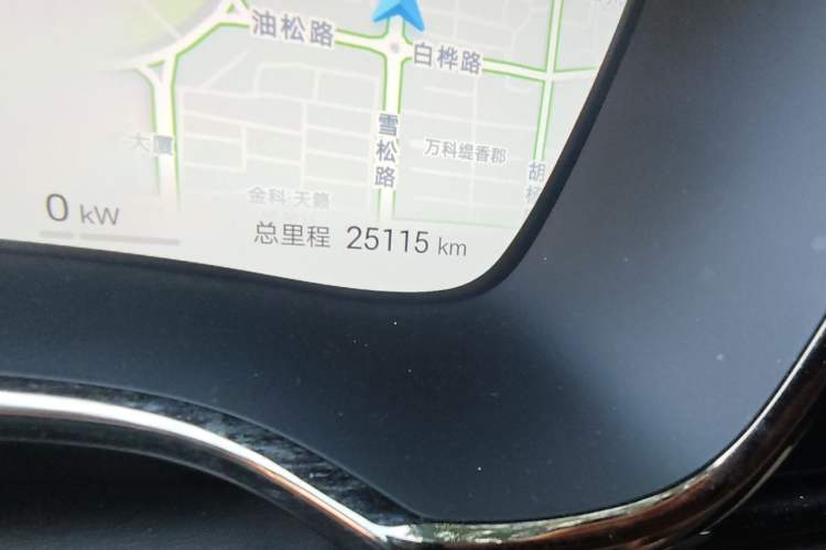 Used BYD Han 2025 DM-i 125KM Prestige Model Odometer Close Up