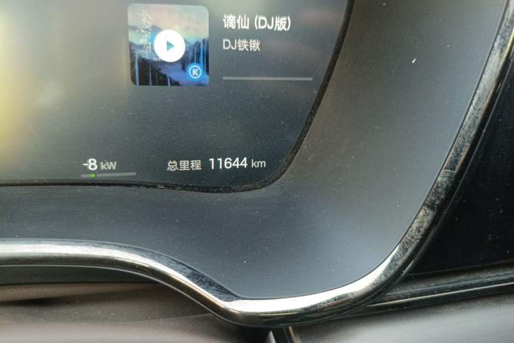 Used BYD Han 2025 DM-i Intelligent Driving Edition 125KM Prestige Model Odometer Close Up
