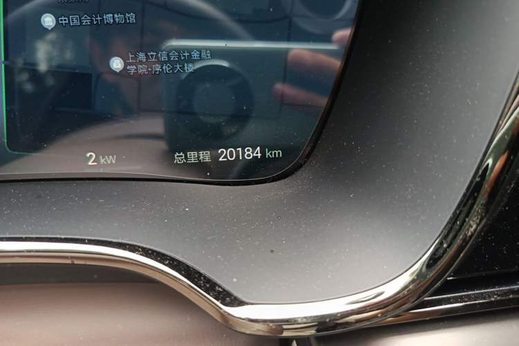 Used BYD Han 2025 DM-i Smart Drive 125KM Prestige Model Odometer Close Up
