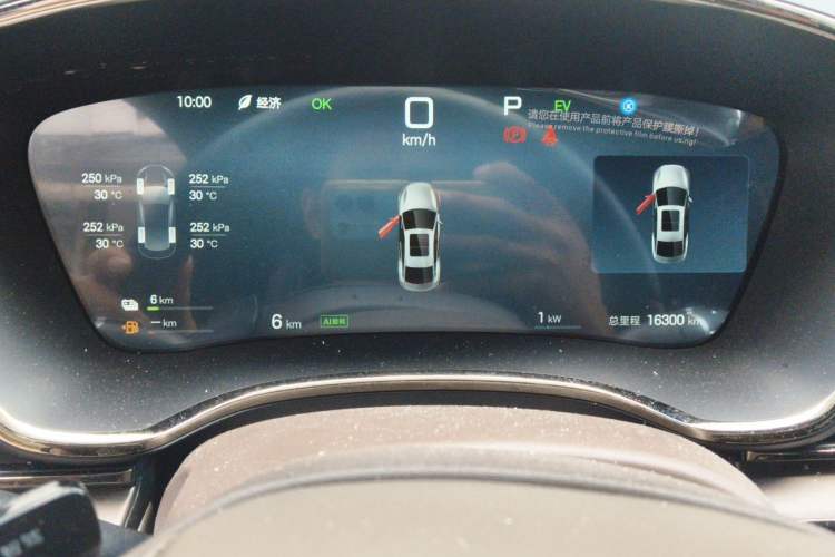 Used BYD Han  Odometer Close Up