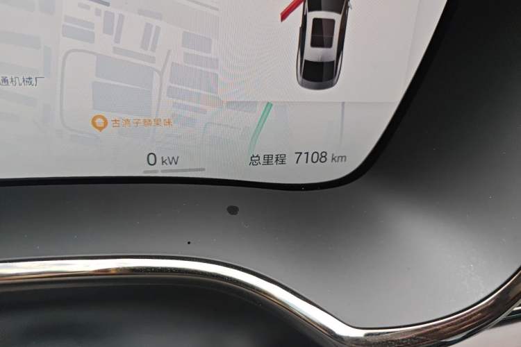 Used BYD Han 2025 EV Intelligent Driving Edition 605KM Prestige Model Odometer Close Up