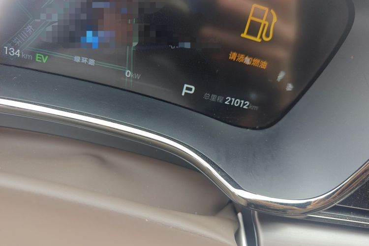 Used BYD Han 2025 DM-i Intelligent Driving Edition 125KM Prestige Model Odometer Close Up
