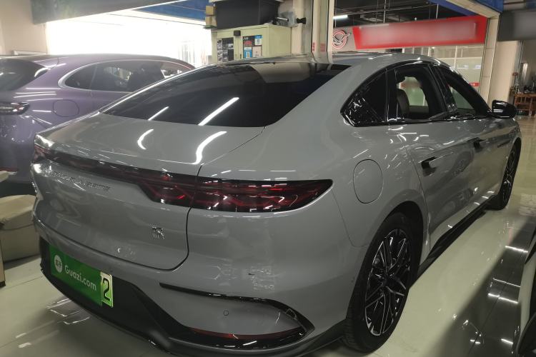 Used BYD Han 2025 EV 605KM Prestige Model Rear Right 45 Deg