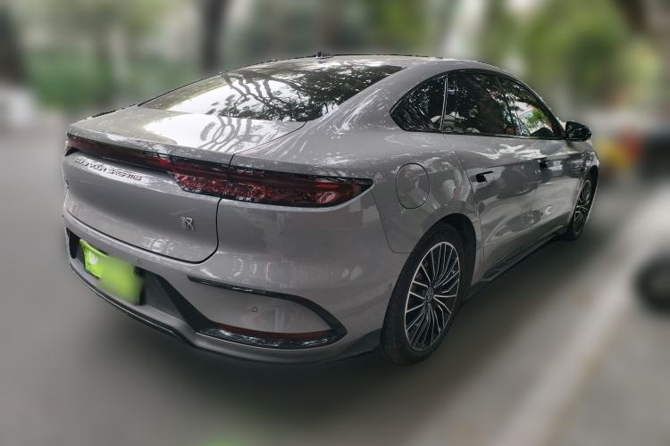 Used BYD Han 2025 EV Intelligent Driving Edition 701KM LiDAR Flagship Model Rear Right 45 Deg