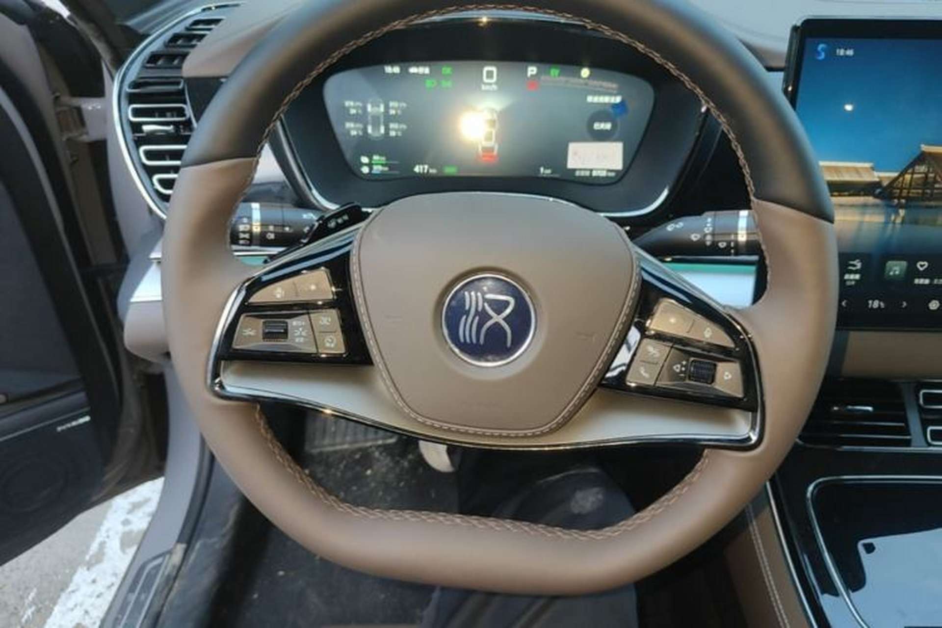 Used BYD Han 2025 DM-i Intelligent Driving Edition 125KM Prestige Model Steering Wheel