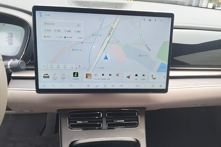 Used BYD Han 2025 DM-i Intelligent Driving Edition 125KM LiDAR Flagship Model Audio And AC Panel