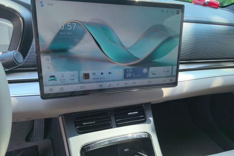 Used BYD Han 2025 EV Intelligent Driving Edition 605KM Prestige Model Audio And AC Panel