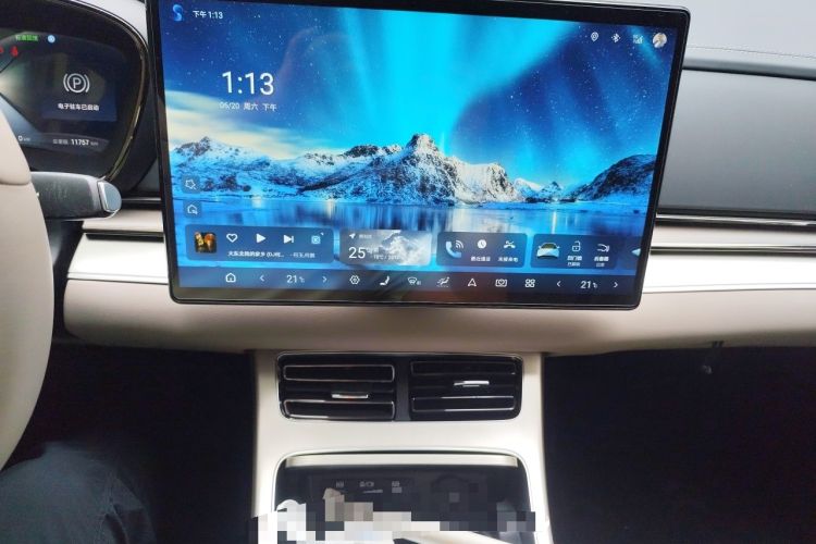 Used BYD Han 2025 Model EV Intelligent Driving Edition 635KM Flagship Audio And AC Panel
