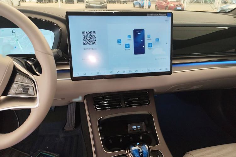 Used BYD Han 2025 DM-i Intelligent Driving Edition 125KM LiDAR Flagship Model Audio And AC Panel